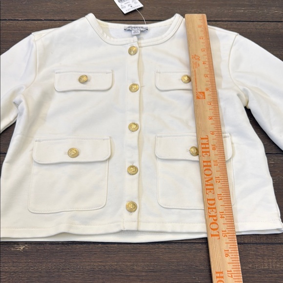 J. Crew Girls' french terry lady jacket Size Small - Picture 3 of 10